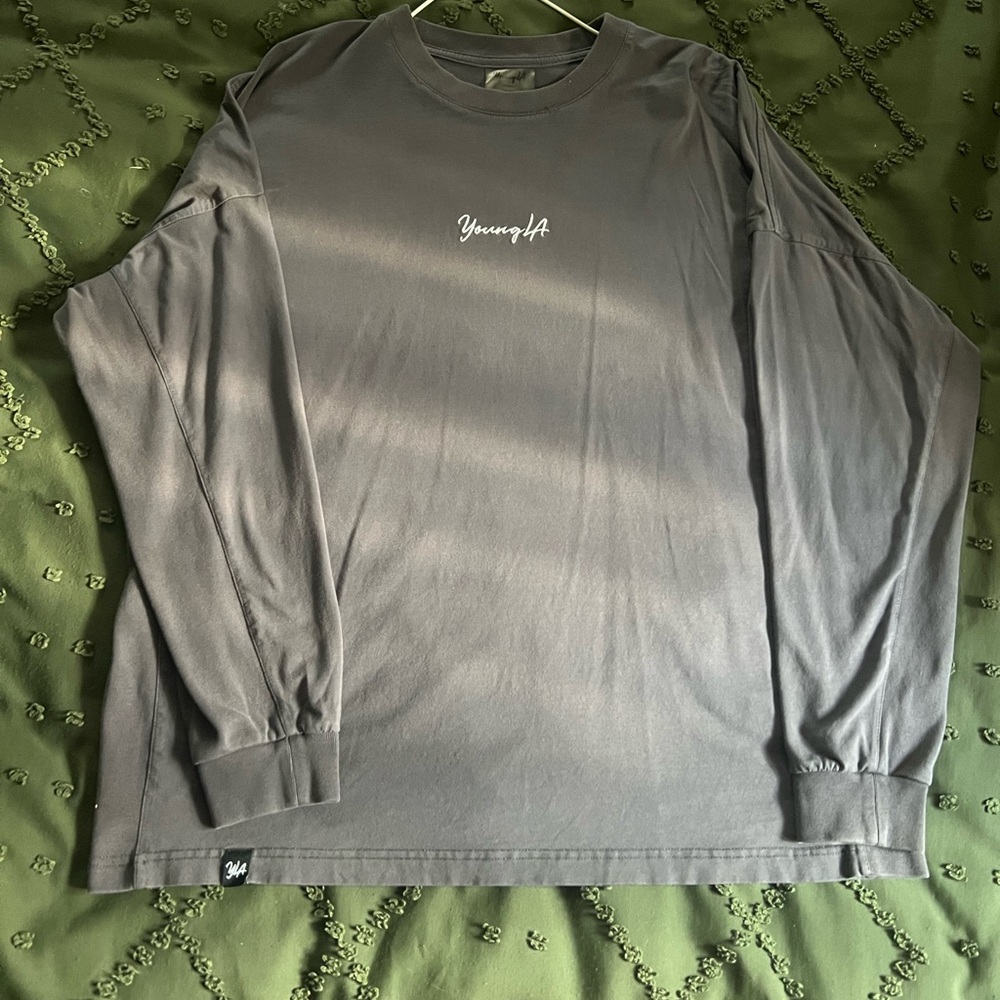 YoungLA Charcoal Long Sleeve Women’s Tee Size M